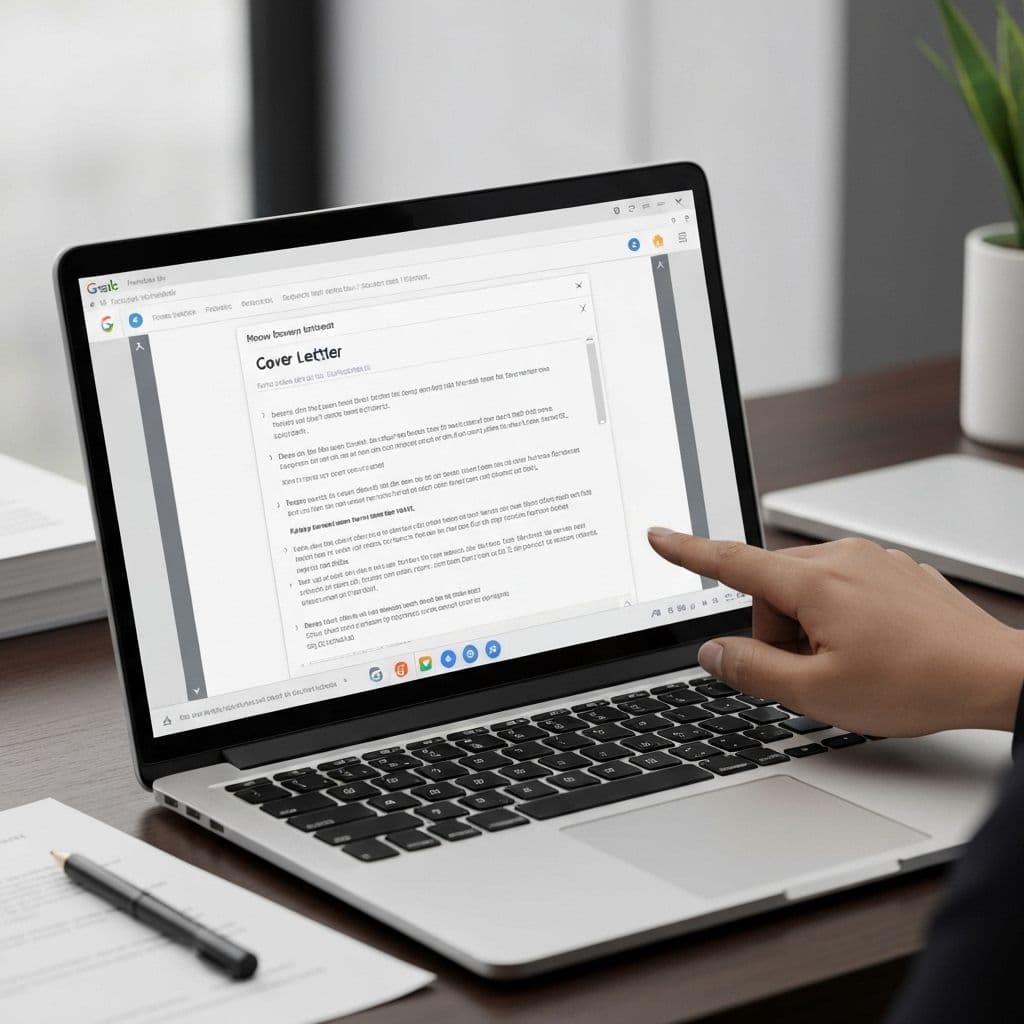 Download and Send Cover Letter